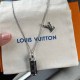 White Vintage Letter Patchwork Necklaces