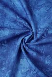 Blue Sexy Casual Gradual Change Tie-dye Halter Straight Jumpsuits