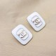 White Simplicity Letter Patchwork Earrings