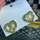 Gold Simplicity Letter Rhinestone Earrings