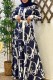 Navy Blue Casual Elegant Print Letter Turndown Collar Shirt Dress Dresses