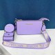 Purple Street Simplicity Letter Zipper Bags