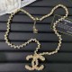 Gold Elegant Letter Chains Necklaces