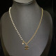 Gold Street Simplicity Letter Patchwork Chains Necklaces