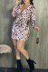 Light Color Casual Elegant Print Letter Turndown Collar Shirt Dress Dresses