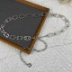 Silver Street Simplicity Geometric Chains Waist Chain