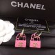 Pink Street Geometric Patchwork Earrings