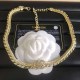 Gold Simplicity Letter Chains Necklaces