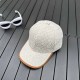 Cream White Street Geometric Patchwork Hat