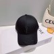 Black Street Simplicity Letter Embroidered Hat