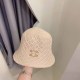 Cream White Street Simplicity Geometric Patchwork Hat