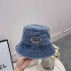 Blue Street Simplicity Geometric Embroidered Patchwork Hat