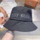 Black Street Simplicity Letter Rhinestone Hat