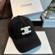 Black Street Simplicity Geometric Embroidered Hat