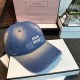 Blue Street Simplicity Letter Patchwork Hat