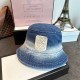 Dark Blue Street Simplicity Geometric Patchwork Letter Hat