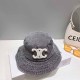 Black Street Simplicity Geometric Embroidered Hat