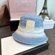 Blue Street Simplicity Geometric Patchwork Letter Hat