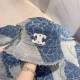 Blue Street Simplicity Geometric Embroidered Hat