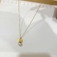 Gold Simplicity Letter Chains Necklaces
