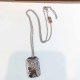 Silver Simplicity Letter Chains Necklaces