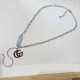 Silver Simplicity Letter Chains Necklaces