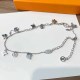 Silver Street Simplicity Letter Geometric Chains Necklaces