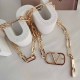Gold Street Simplicity Letter Patchwork Chains Waist Chain