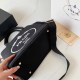 Black Simplicity Letter Patchwork Bags(Without Box)