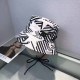White Street Letter Patchwork Hat