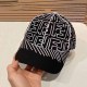 Black Street Simplicity Letter Patchwork Hat