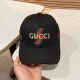 Black Street Simplicity Letter Embroidered Hat
