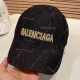 Black Street Simplicity Letter Embroidered Hat