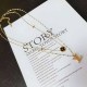 Gold Simplicity Letter Chains Necklaces