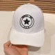 White Street Simplicity Letter Patchwork Hat