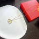 Gold Simplicity Letter Chains Necklaces