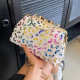 White Casual Butterfly Print Patchwork Chains Bags