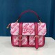Rose Red Street Simplicity Letter Patchwork Bags