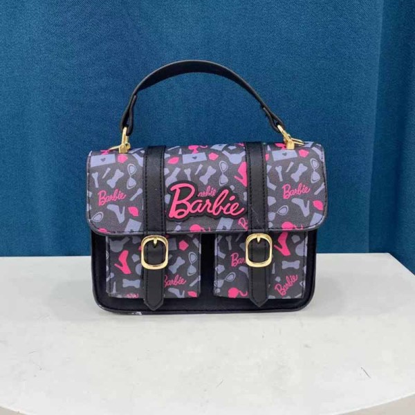 Black Street Simplicity Letter Patchwork Bags