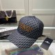 Black Street Simplicity Letter Patchwork Hat