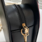 Silver Casual Print Patchwork Chains Bags