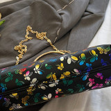 Pink Casual Butterfly Print Patchwork Chains Bags