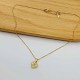 Gold Simplicity Letter Chains Necklaces