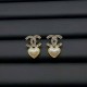 Gold Simplicity Letter Patchwork Earrings