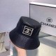 Black Street Simplicity Letter Patchwork Hat