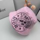 Pink Street Simplicity Letter Patchwork Hat