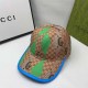 Green Street Simplicity Letter Patchwork Hat