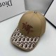Khaki Street Simplicity Letter Embroidered Hat