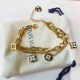 Gold Simplicity Geometric Chains Bracelets