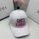 White Street Simplicity Letter Embroidered Hat